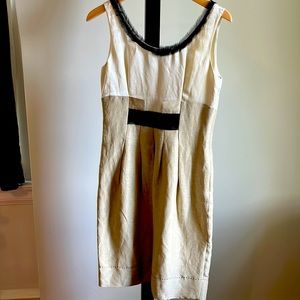 Elegant Philosophy di Slberta Ferretti cream Cocktail Dress size 6